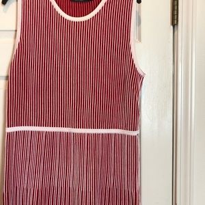 Red and white Lauren Ralph Lauren dress in excellent condition.